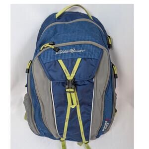 Eddie Bauer Boulder River Backpack Blue Green 30L Hiking Outdoor